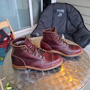 Truman boots 9.5D Oxblood double shot leather